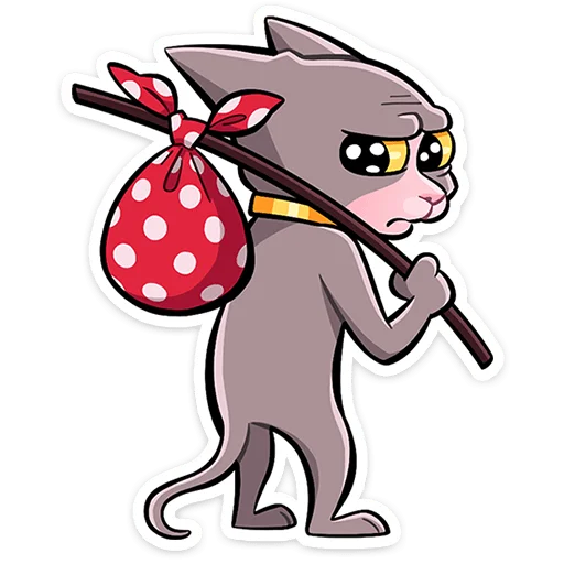 💘 Стикер «Рамзес и Клео 2.0» для Telegram