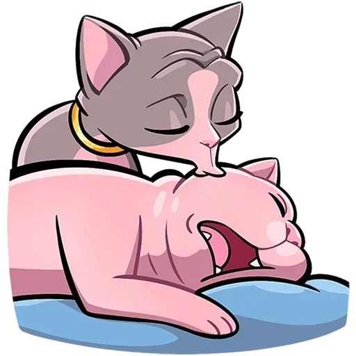 😘 Стикер «Рамзес и Клео 2 Без Текста» для Telegram