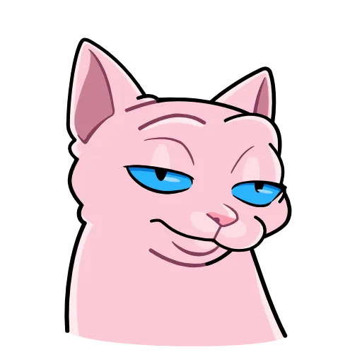 😺 Эмодзи «Рамзес и точка» для Telegram