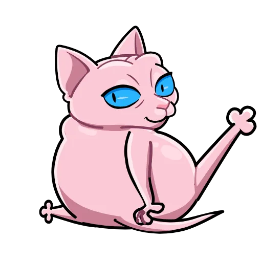 😺 Эмодзи «Рамзес и точка» для Telegram
