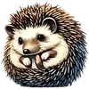 ⭐ Эмодзи «Ёжик» для Telegram