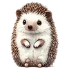 ⭐ Эмодзи «Ёжик» для Telegram
