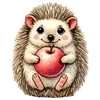 ⭐ Эмодзи «Ёжик» для Telegram