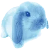 🤩 Эмодзи «⠀⠀ ⠀ Random blue» для Telegram