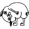 🐶 Эмодзи «adaptive random 4» для Telegram