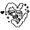 🖤 Эмодзи «adaptive random 4» для Telegram