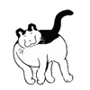 👐 Эмодзи «random cats» для Telegram