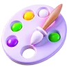 🎨 Эмодзи «♾ Набор эмоджи с 3D рандомчиком» для Telegram