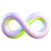 ♾️ Эмодзи «♾ Набор эмоджи с 3D рандомчиком» для Telegram