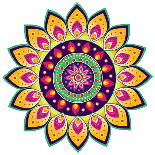 🎨 Стикер «Rangoli ਰੰਗੋਲੀ» для Telegram