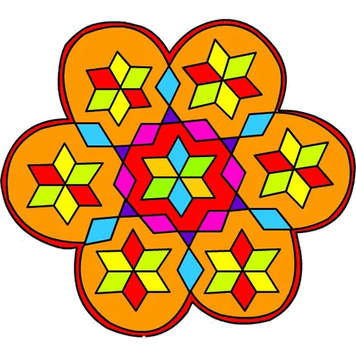 🎨 Стикер «Rangoli ਰੰਗੋਲੀ» для Telegram