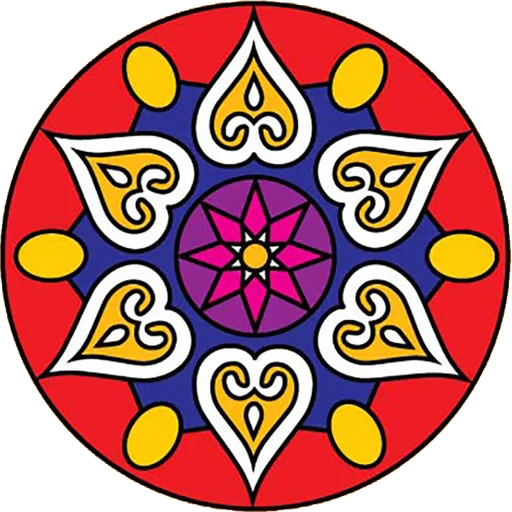 🎨 Стикер «Rangoli ਰੰਗੋਲੀ» для Telegram