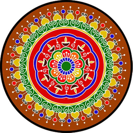 🎨 Стикер «Rangoli ਰੰਗੋਲੀ» для Telegram