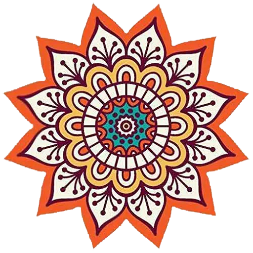 🪔 Стикер «Rangoli ਰੰਗੋਲੀ» для Telegram