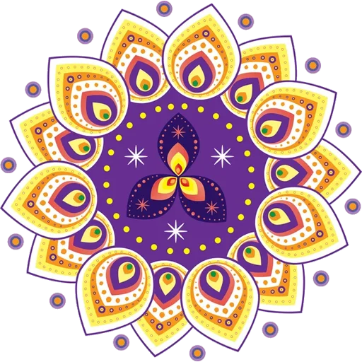🎨 Стикер «Rangoli ਰੰਗੋਲੀ» для Telegram