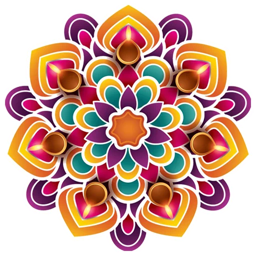 🎨 Стикер «Rangoli ਰੰਗੋਲੀ» для Telegram