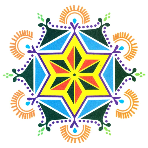 🎨 Стикер «Rangoli ਰੰਗੋਲੀ» для Telegram