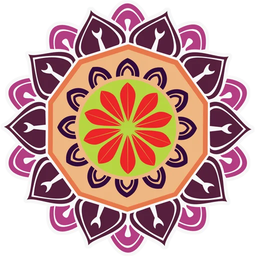🎨 Стикер «Rangoli ਰੰਗੋਲੀ» для Telegram