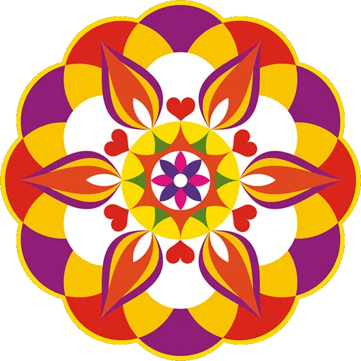 🎨 Стикер «Rangoli ਰੰਗੋਲੀ» для Telegram