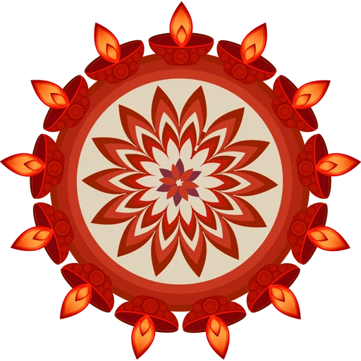 🎨 Стикер «Rangoli ਰੰਗੋਲੀ» для Telegram