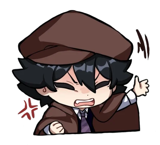 Стикерпак Ranpo×Genshin для Telegram — скачать