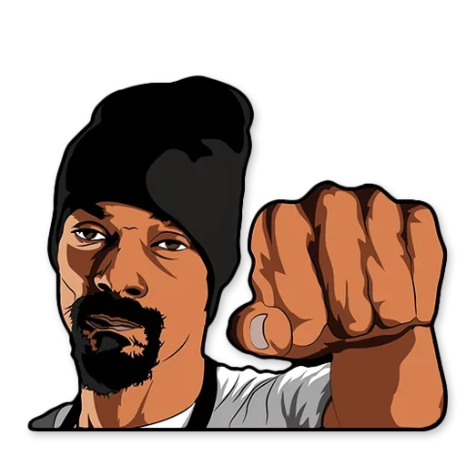 🙁 Стикер «Rap Music» для Telegram
