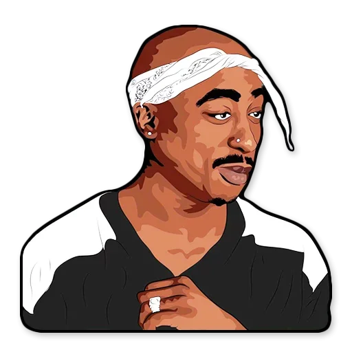 😢 Стикер «Rap Music» для Telegram
