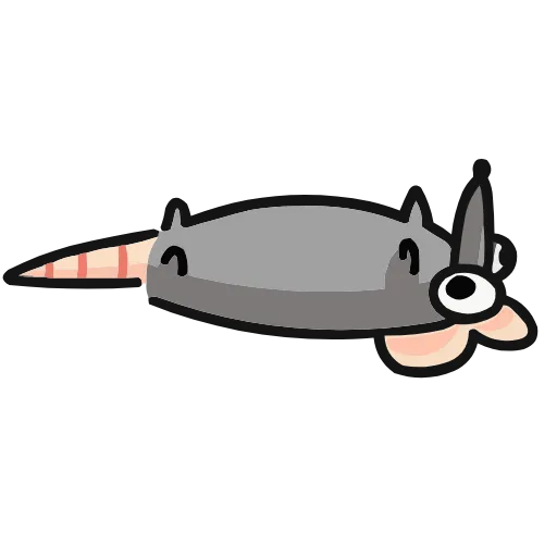 😵 Эмодзи «Набор эмоджи «Крыса Кристина» из ВК в качестве» для Telegram