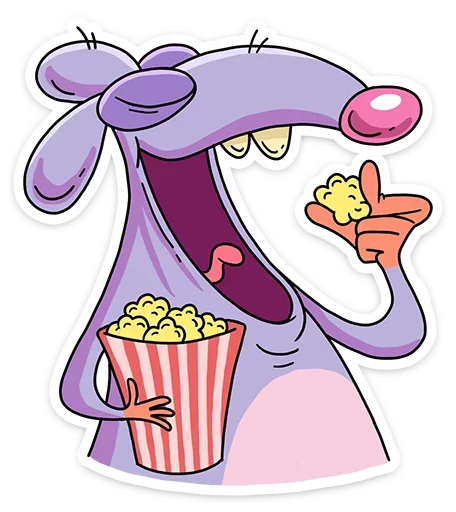 🍿 Стикер «Крыс» для Telegram