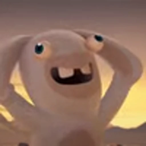 🤪 Эмодзи «Raving rabbids - Бешеные кролики» для Telegram