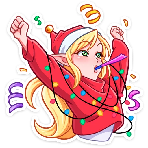 🥳 Стикер «Рей и Эвер» для Telegram