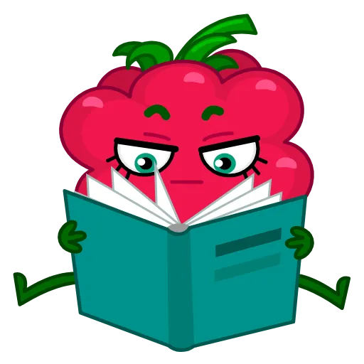 📖 Эмодзи «Малинка» для Telegram