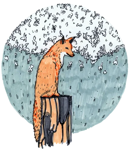 🦊 Стикер «rdwdtr» для Telegram