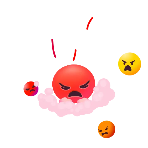 😡 Эмодзи «Реакции ВК» для Telegram