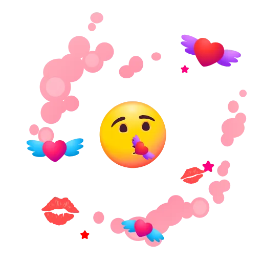 😘 Эмодзи «Реакции ВК» для Telegram