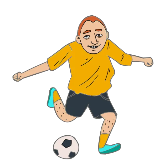 ⚽️ Эмодзи «Поговорим по-мужски? Без текста» для Telegram