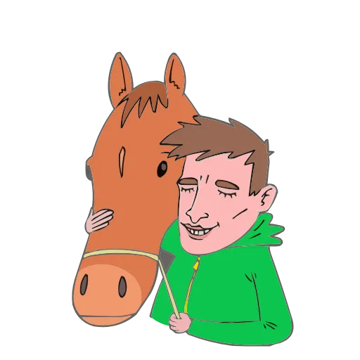 🐎 Эмодзи «Поговорим по-мужски? Без текста» для Telegram