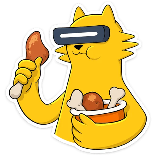 🍖 Стикер «Реалмяу» для Telegram