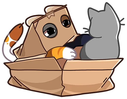 🤗 Стикер «Ребус без текста -» для Telegram