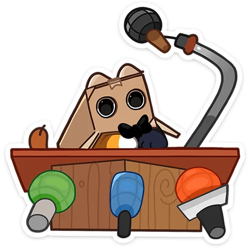 🫢 Стикер «Ребус без текста -» для Telegram