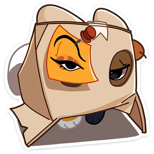 😏 Стикер «Ребус без текста -» для Telegram