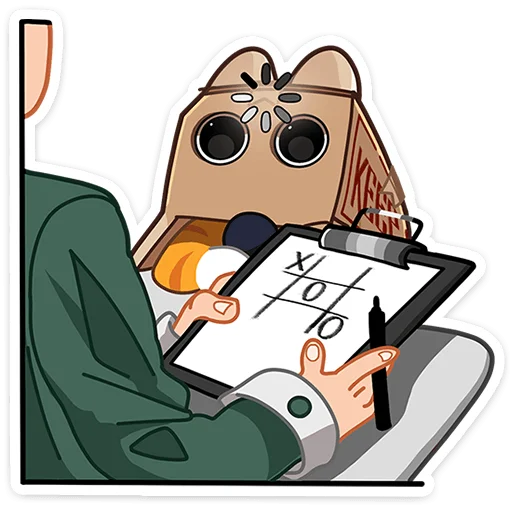 🫥 Стикер «Ребус без текста -» для Telegram
