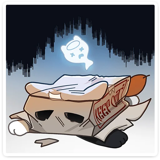 ⚰️ Стикер «Ребус» для Telegram