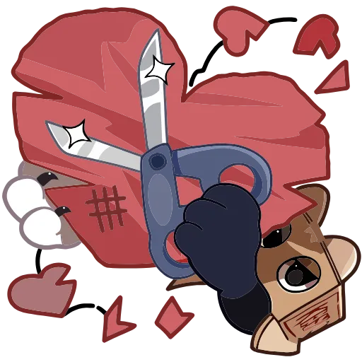 💔 Эмодзи «Ребус» для Telegram