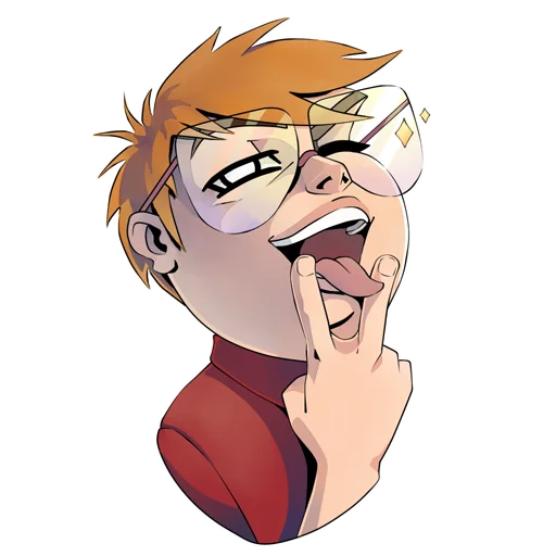 👅 Стикер «RED21» для Telegram