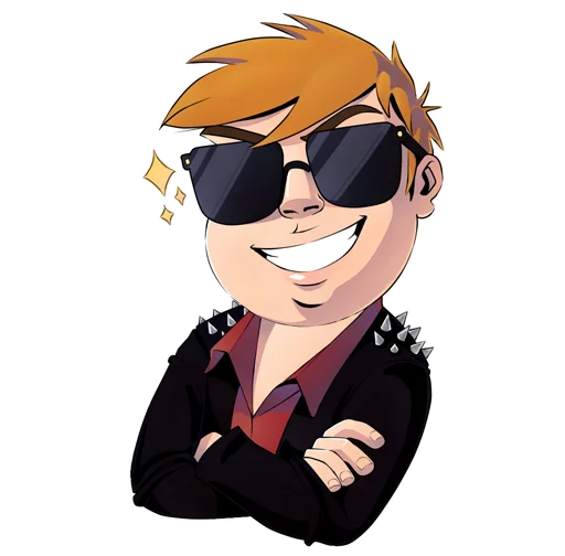 😎 Стикер «RED21» для Telegram