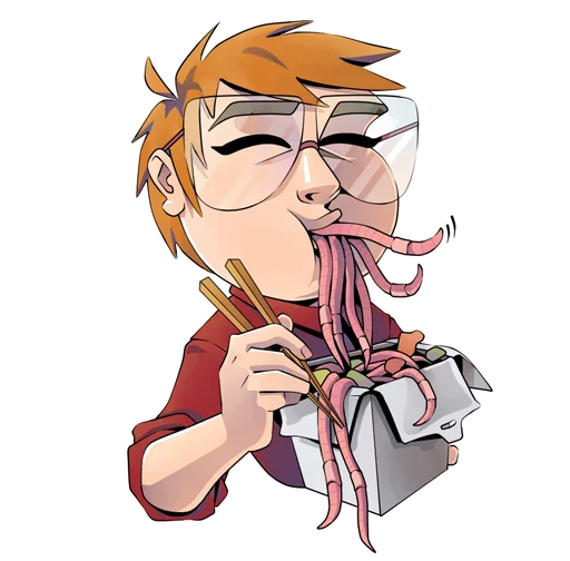 🍜 Стикер «RED21» для Telegram