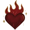 ❤️‍🔥 Эмодзи «Red and Gold» для Telegram