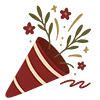 🎉 Эмодзи «Red and Gold» для Telegram