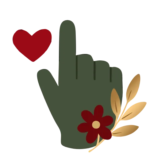 👆 Эмодзи «Red and Gold» для Telegram